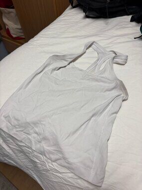 lululemon Size 6 white tank top